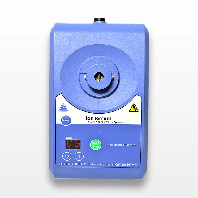 Ion Torrent Ultra-Turrax UT TD 1100 rpm Tube Drive for Sample Processing