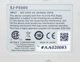 Keyence SJ-F5500 Static Eliminator Blower - High-Speed & Precision