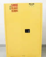 Uline H-1564M-Y Flammable Liquid Storage Cabinet 45 Gal