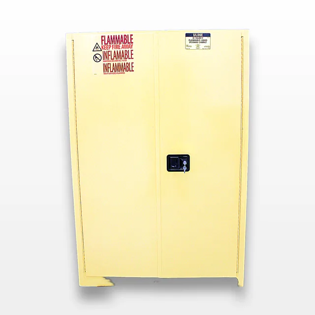 Uline H-1564M-Y Flammable Liquid Storage Cabinet 45 Gal