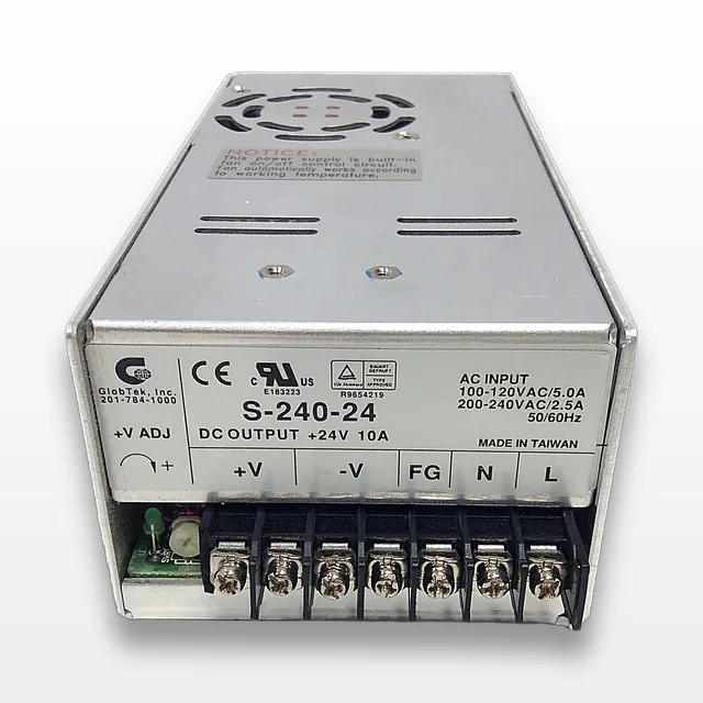 Globtek Inc S-240-24 External PSU for Industrial Applications, Used