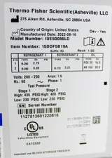 Thermo Scientific IUE50086LD Ultra Low Temperature Freezer -86C Capacity