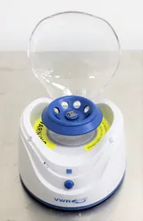 VWR C0803 Mini Centrifuge with Quick-Release Rotors, 7500 RPM, Used
