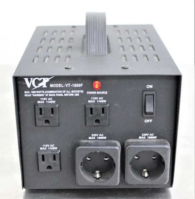 VCT VT1800F Electrical Component 120V/220V 50Hz/60Hz Near New