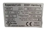 Eppendorf Refrigerated Centrifuge 5804R + Rotor