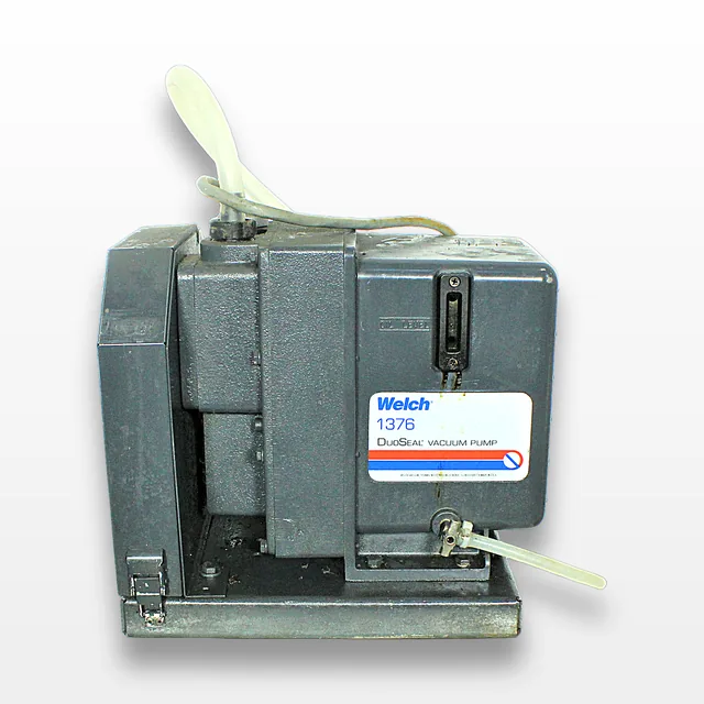 Welch 1376 DuoSeal Vacuum Pump 10.6 cfm 1x10-4 Torr Dual Stage Rotary Vane