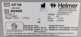 Helmer iUF126 Ultra-Low Temperature Freezer -86C, 26 cu ft Capacity