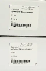 Eppendorf cat: 960001010 Liquid Handling Dispensing Tool 1-50µL TS 50