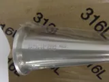 Steel GVCEG31CC-6L1.5x.75 Sanitary Tri-Clamp Fittings 304/316L SS