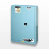Justrite Sure-Grip EX Blue Steel Safety Cabinets for Corrosives