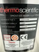 Thermo SUM0200.6298 Mixer 200 L Jacketed w/ Touchscreen Console