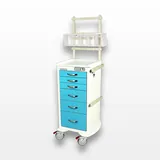 Harloff MPA1830E06+MD18-ANS Medical Supply Cart with Electronic Lock