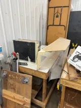 Routing Table Wooden Workbench with Clamps and Board