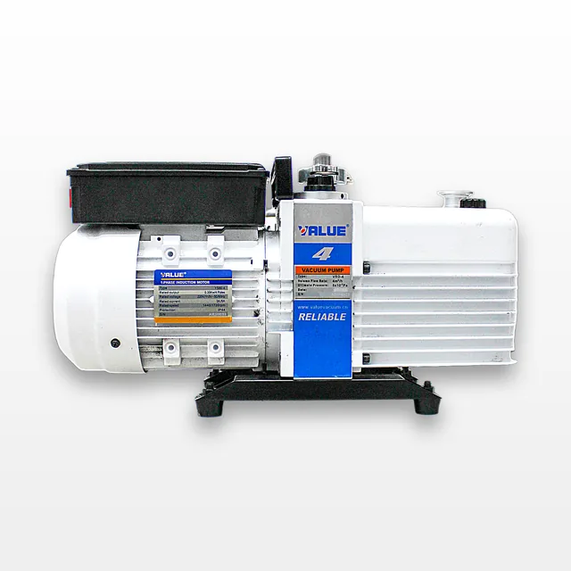 Value VRD-4 Dual Stage Vacuum Pump 4m3/h with Adjustable Gas Ballast, Used