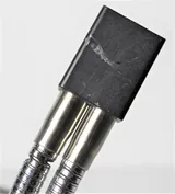 Unknown Gooseneck Dual Fiber Optic Light Guide, Adjustable, Chrome-Plated
