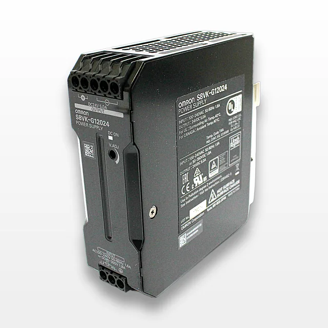 Omron S8VK-G12024 Switch Mode Power Supply DIN Rail 120V/220V