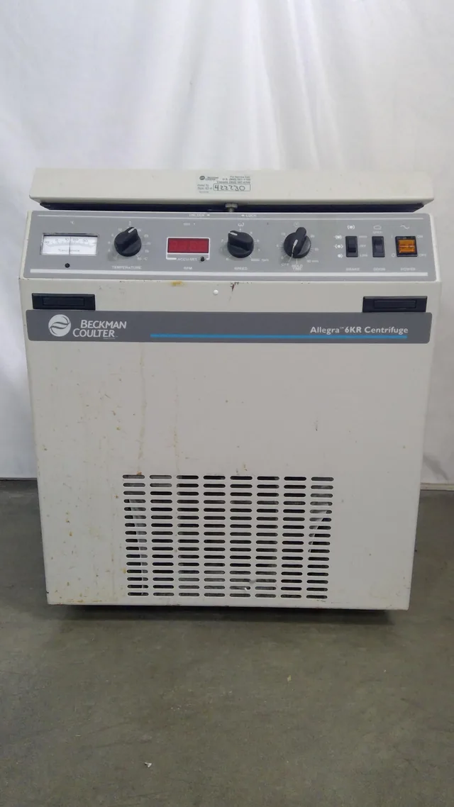 Beckman Coulter ALLEGRA 6KR Refrigerated Centrifuge with GH 3.8 Rotor