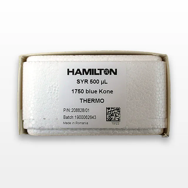 Hamilton SYR 500 uL 1750 Blue Kone THEERMO Syringe Pump Turnkey