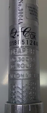 Draper 3004A 3/8 Torque Wrench, Reversible Ratchet Head, 10-80Nm Range
