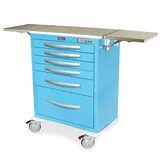 Harloff MPA3030E16+MD30-SSFLTOP Medical Cart with Stainless Steel Top