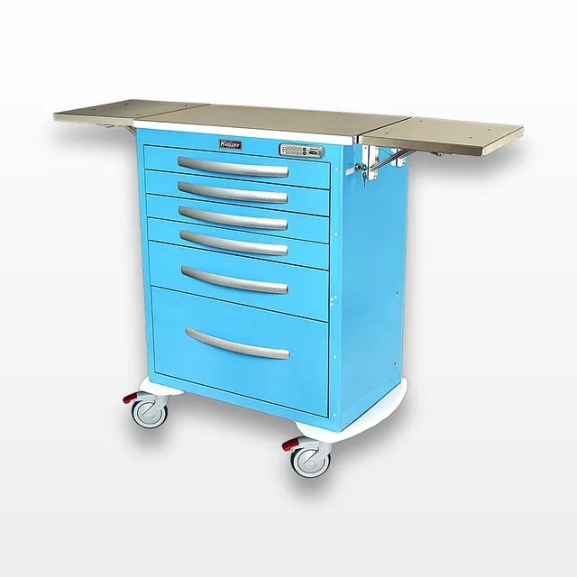 Harloff MPA3030E16+MD30-SSFLTOP Medical Cart with Stainless Steel Top
