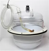 Bel-Art Products Desiccator Polycarbonate 12 Lab Equipment Inlets Used