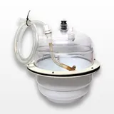 Bel-Art Products Desiccator Polycarbonate 12 Lab Equipment Inlets Used