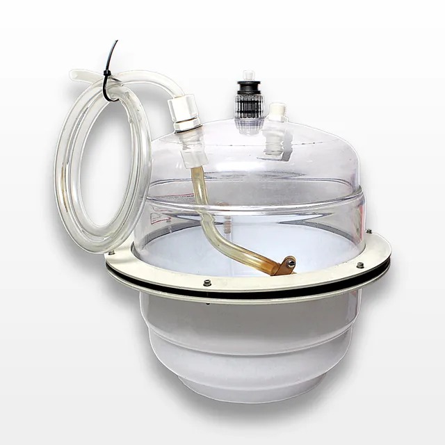 Bel-Art Products Desiccator Polycarbonate 12 Lab Equipment Inlets Used
