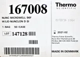 Thermo Scientific NUNC Microwell 96F w/Lid Polystyrene 96-Well Plates