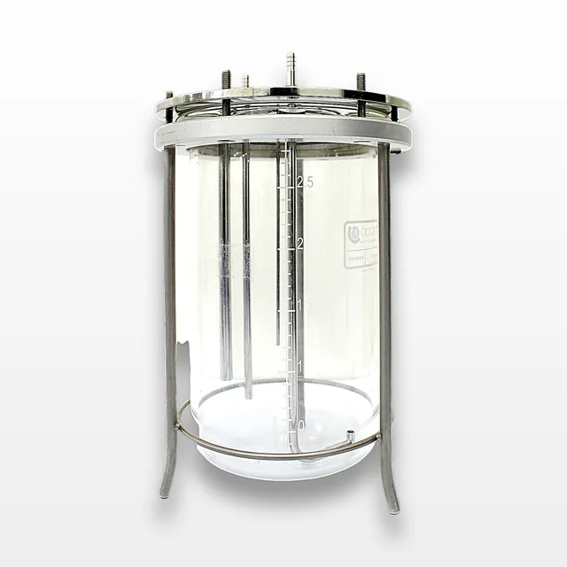Applikon C010021 Bioreactor 3L Microbial Fermentation Unit Used