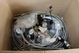 N/A n/a Box of Misc. Parts Gas Regulators Clamps and Hoses Fair Condition