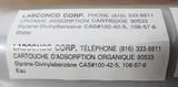 Labconco 90533 Organic Adsorption Cartridge for WaterPro Polishing System
