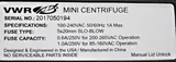VWR Mini Centrifuge Centrifugation Device 6x1.5/2.0ml 6000RPM Used