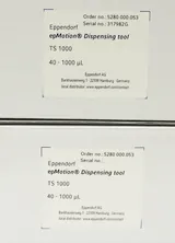 Eppendorf TS 1000 Pipetting & Dispensing System, Single Channel 40-1000ul