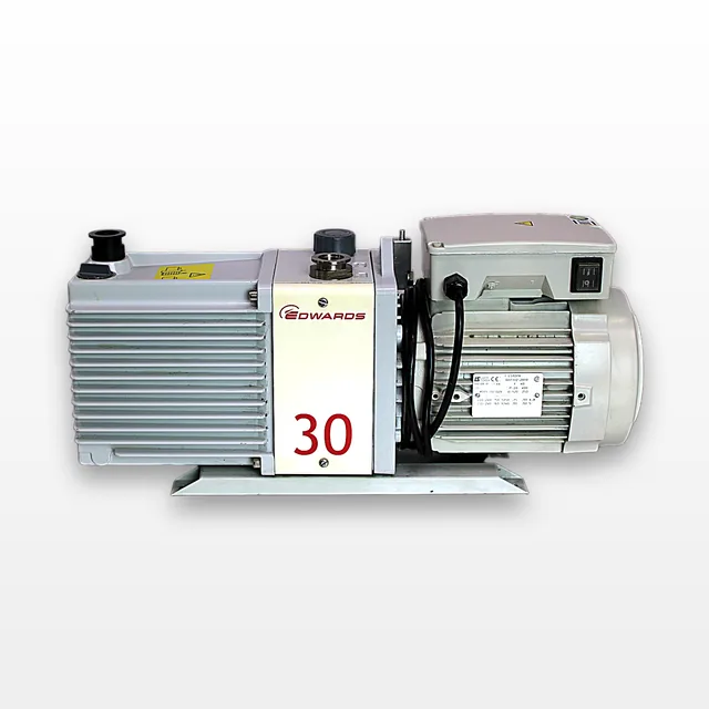 Edwards E2M30 Rotary Vane Vacuum Pump 11.4 CFM with Thermal Overload 240V