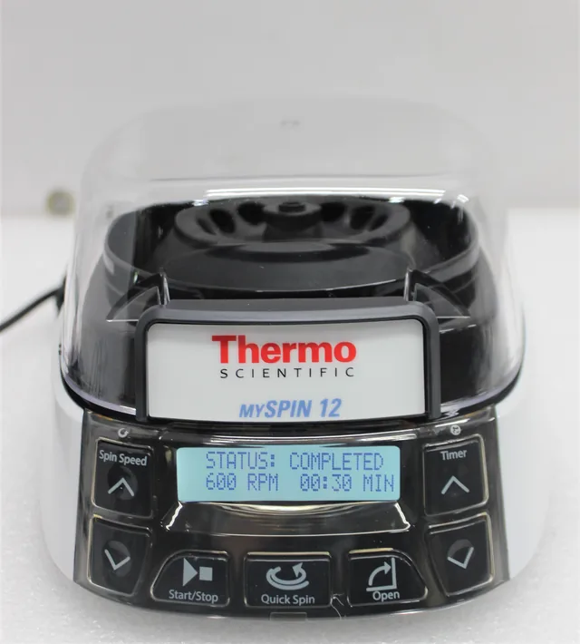 Thermo Scientific mySpin 12 Mini Centrifuge - 12,500 RPM, Ergonomic Design