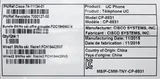 Cisco CP-8831 IP Conference Phone Microphone Kit Cooling 10 Participants