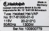 Heidolph Basis Hei-VAP Rotary Evaporator System with Heizbad and Rotavac Valve
