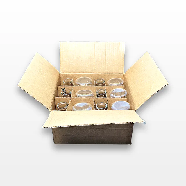 VWR 125mL Erlenmeyer Flask Narrow Mouth 89000-360 Box of 12 Turnkey Used