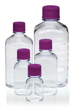 VWR Cat: 30180-022 Media Bottle Square/ Octagonal Autoclavable 1000ml New
