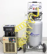 California Air Tools 20020AD Air Compressor & Ingersoll Rand Dryer D12IN Quiet Efficient
