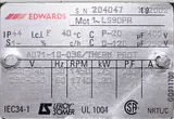 Edwards E2M30 Vacuum Pump Dual Stage 21 CFM 7.5 X 10-4 Torr