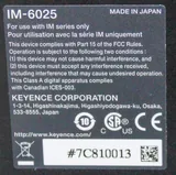 Keyence IM-6025 Image Dimension Measurement System, Intuitive Interface