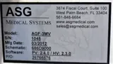 ASG Medical Systems AGF-3MV Medical Machine High-Value Salvage Parts