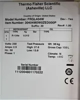 Thermo FRGL404W FORMA Refrigerator 133L 3 Shelves 230V 50Hz