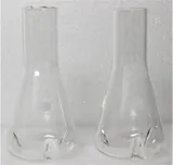 Pyrex Pyrex 250mL Baffled Flasks 4446 & 4444-250 Lab Use Lot of 2