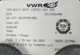 VWR 97043-562 Vortex Mixer Heavy Duty 300-3500 RPM Continuous/Touch Mode