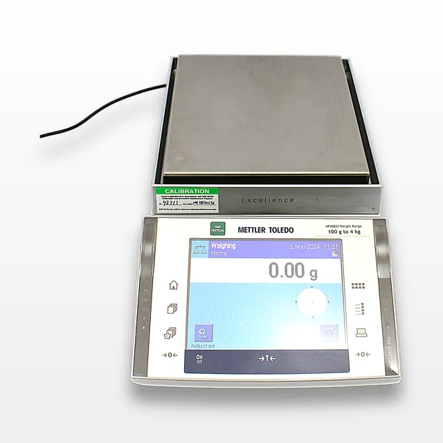 Mettler-Toledo XP4002S Precision Balance 4100g x 0.01g, Touchscreen, Bluetooth