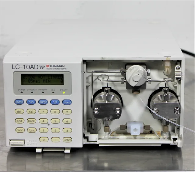 Shimadzu LC-10AD VP Solvent Delivery Pump, High Sensitivity HPLC Component