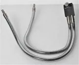 Unknown Gooseneck Dual Fiber Optic Light Guide, Adjustable, Chrome-Plated